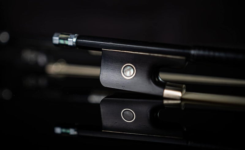 Viotti Carbon Fiber Cello Bow, Hand Crafted by Professional Bow Makers, Strong, Stiff & Well Balanced, Made with Mongolian Horse Hair, For Cellist of All Skill Levels - Image 2